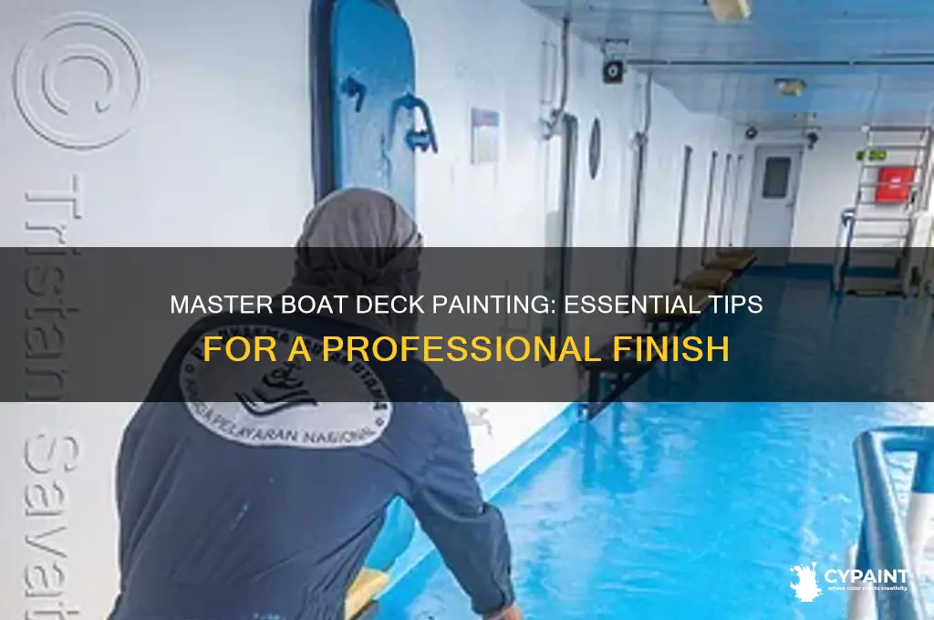 how to paint the deck of a boat
