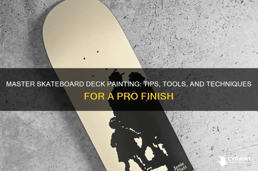 how to paint the deck of a skateboard