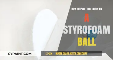 Creating Earth Art on Styrofoam Balls