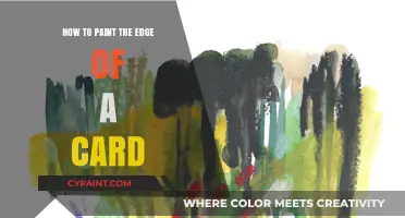 Mastering the Art: Painting Perfect Card Edges Step-by-Step
