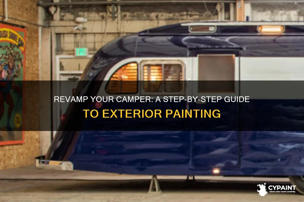 how to paint the exterior of a camper