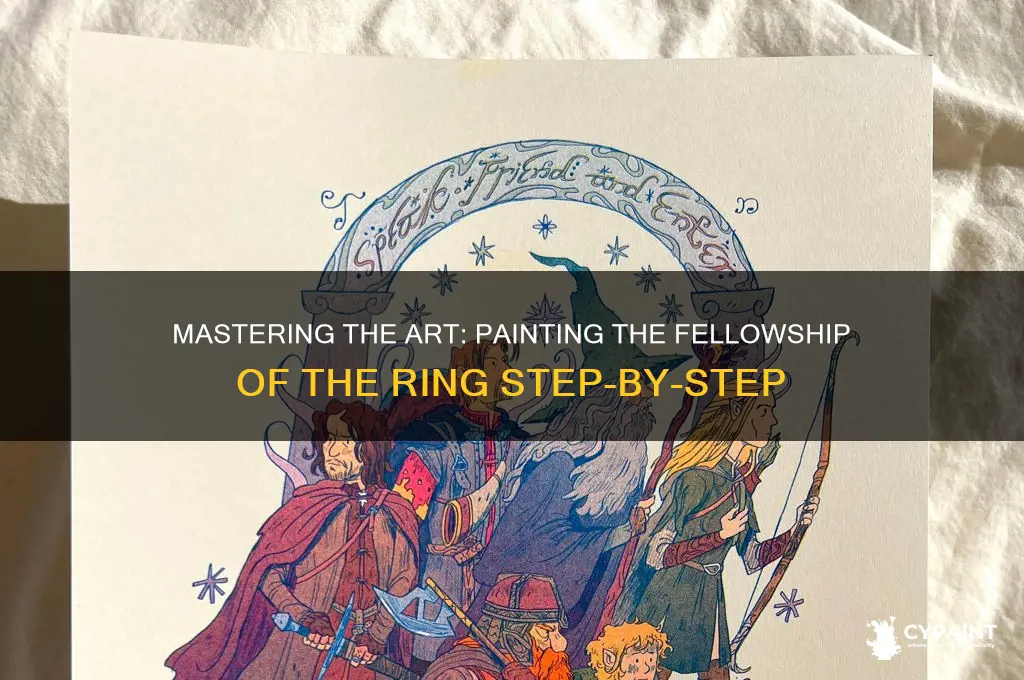 how to paint the fellowship of the ring