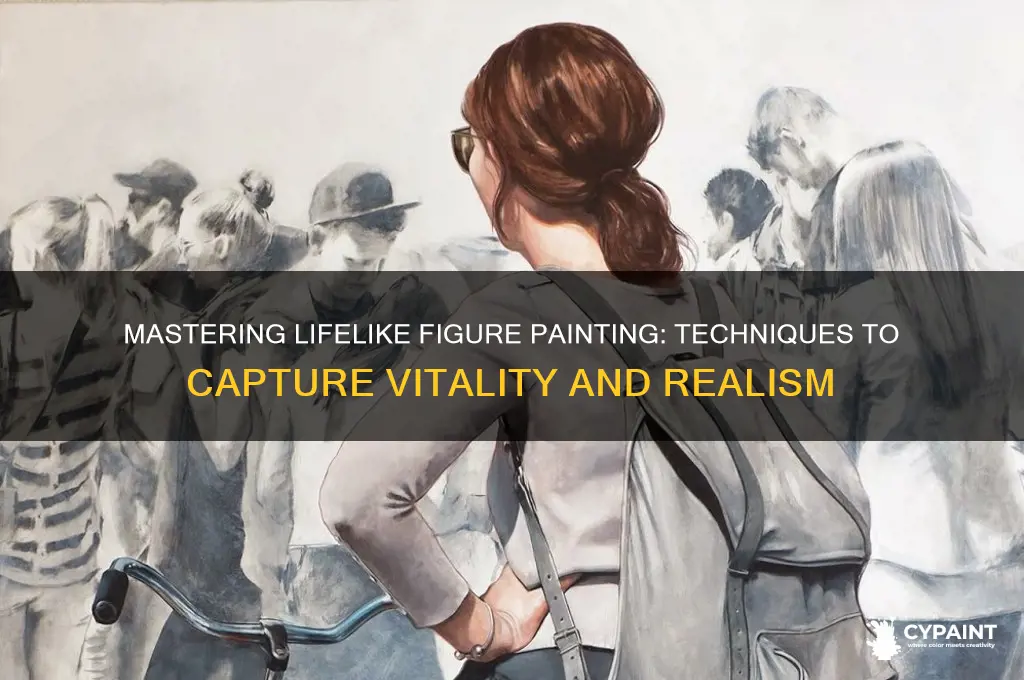 how to paint the figure to look alive