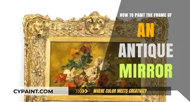 Revamping Antique Mirrors: Painting the Frame