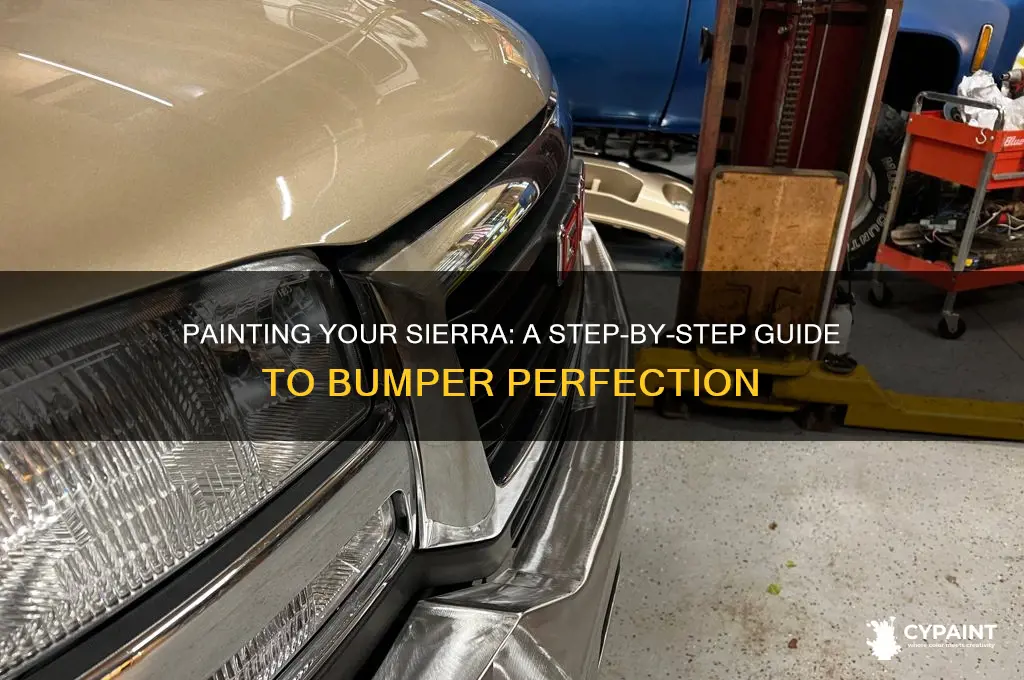 how to paint the front bumper on 2005 sierra