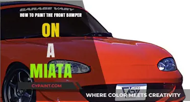 Spicing Up Your Miata: Painting the Front Bumper