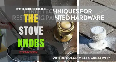 Transform Stove Knobs with a Splash of Paint