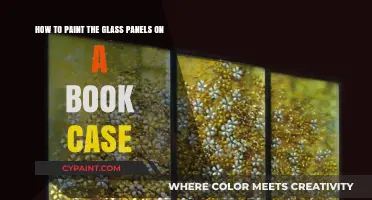 Transform Your Bookcase: Easy Steps to Paint Glass Panels