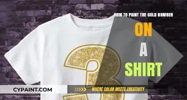 The Golden Touch: Painting Numbers on Shirts