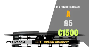 DIY Grille Painting for a 95 C1500 Truck