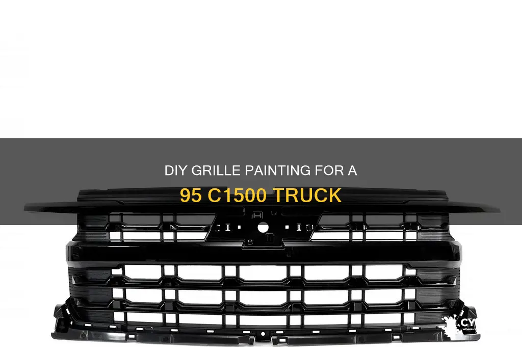 how to paint the grille of a 95 c1500