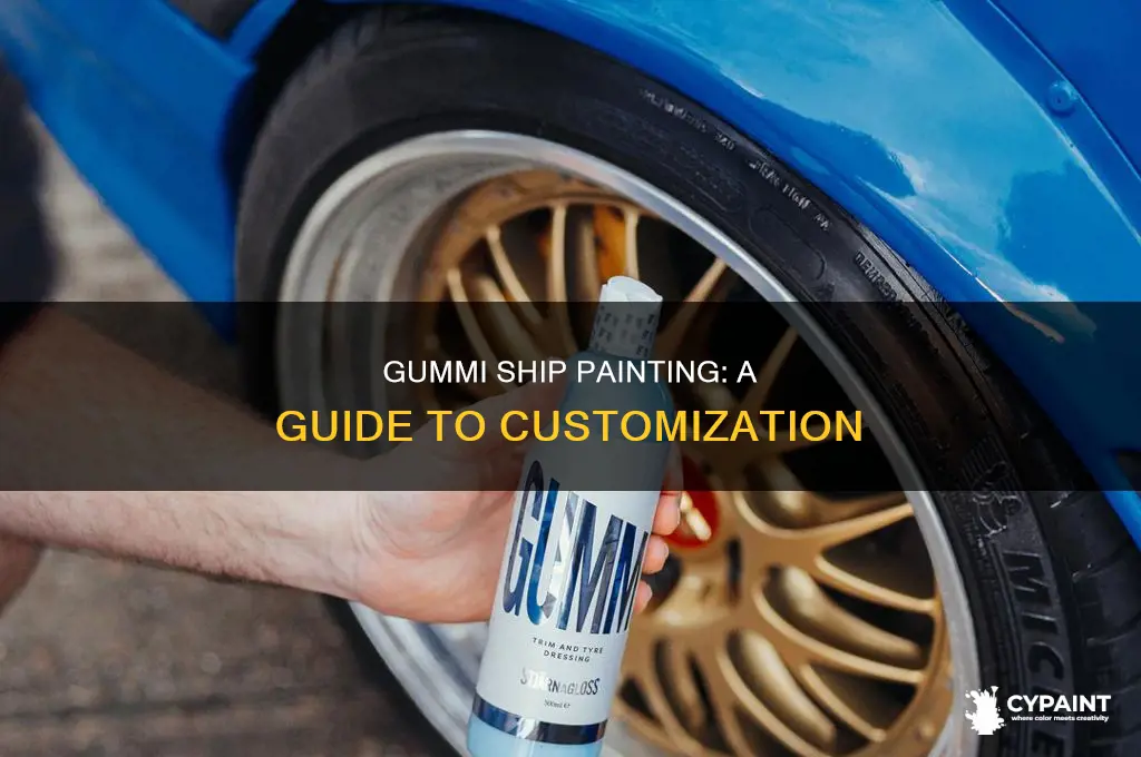 how to paint the gummi ship in kingdom hearts