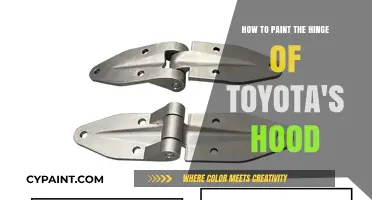 The Perfect Paint Job: Toyota Hood Hinge