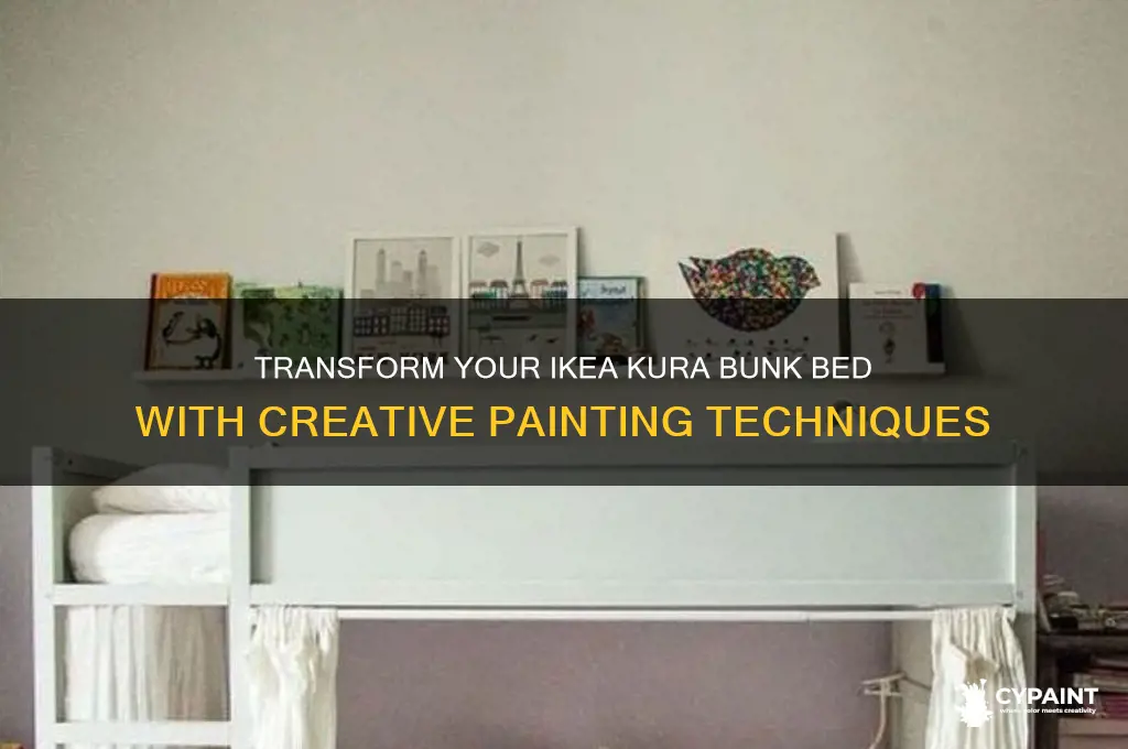 how to paint the ikea kura bunk bed