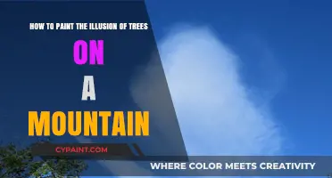 Mastering Mountain Landscapes: Painting Realistic Tree Illusions Step-by-Step