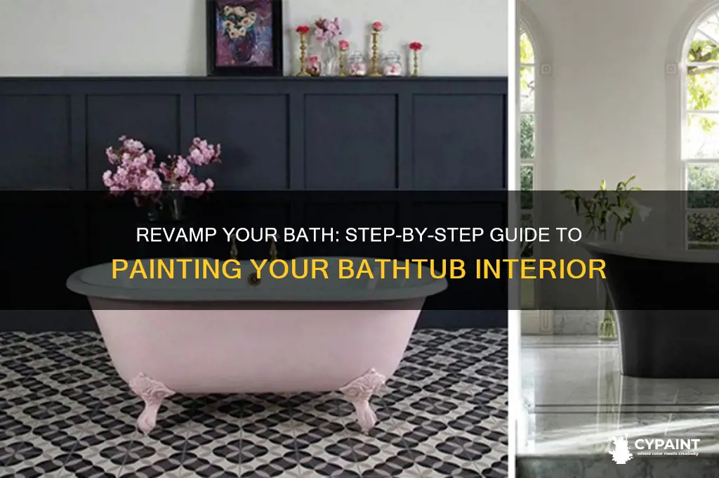 how to paint the inside of a bathtub
