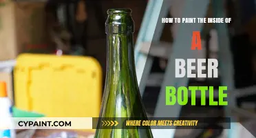 Transforming Beer Bottles: Painting the Inside