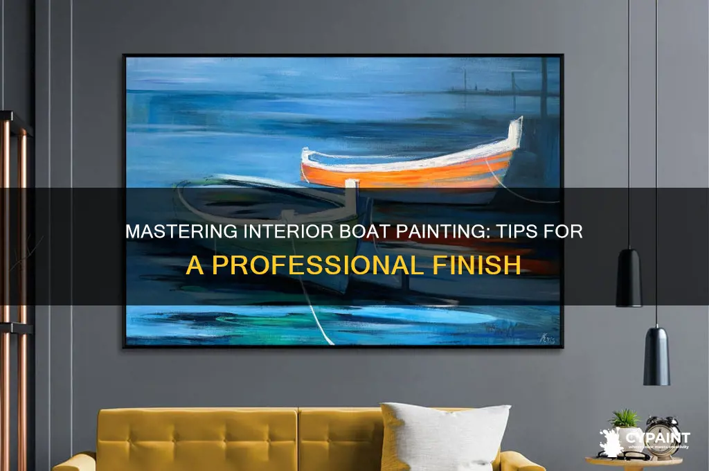 how to paint the inside of a boat