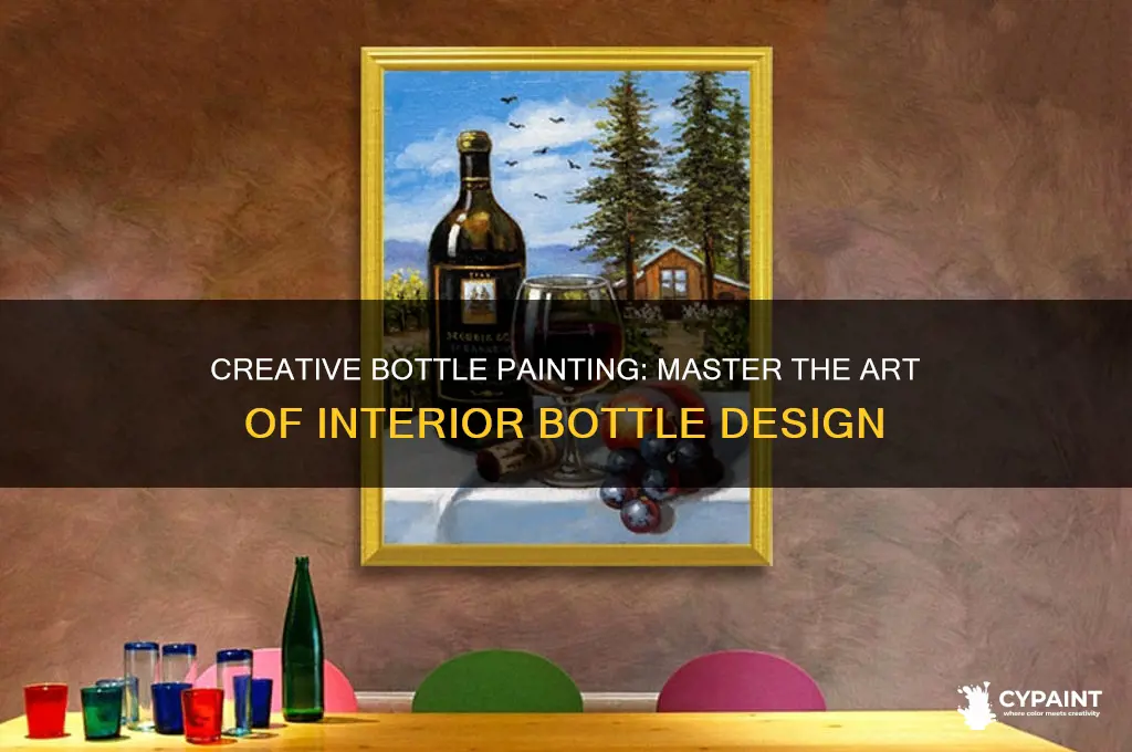 how to paint the inside of a bottle
