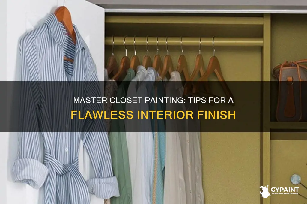 how to paint the inside of a closet