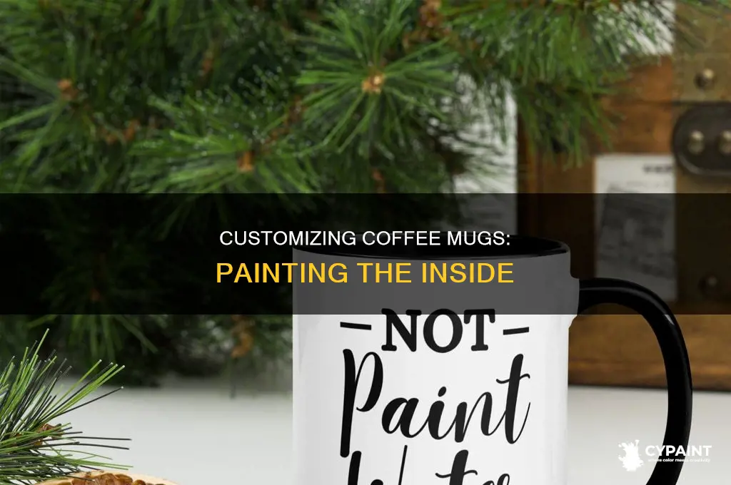 how to paint the inside of a coffee mug