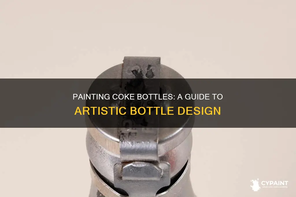 how to paint the inside of a coke bottle