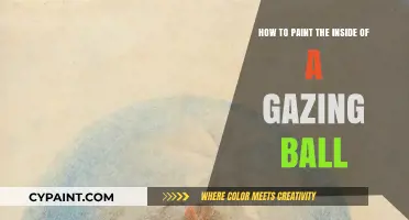 Crafting a Gazing Ball: Painting the Inside