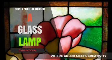 Transforming Glass Lamps: Painting the Inside