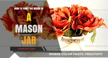 Transforming Mason Jars: Painting the Inside
