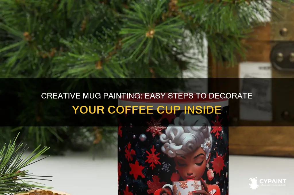 how to paint the inside of a mug
