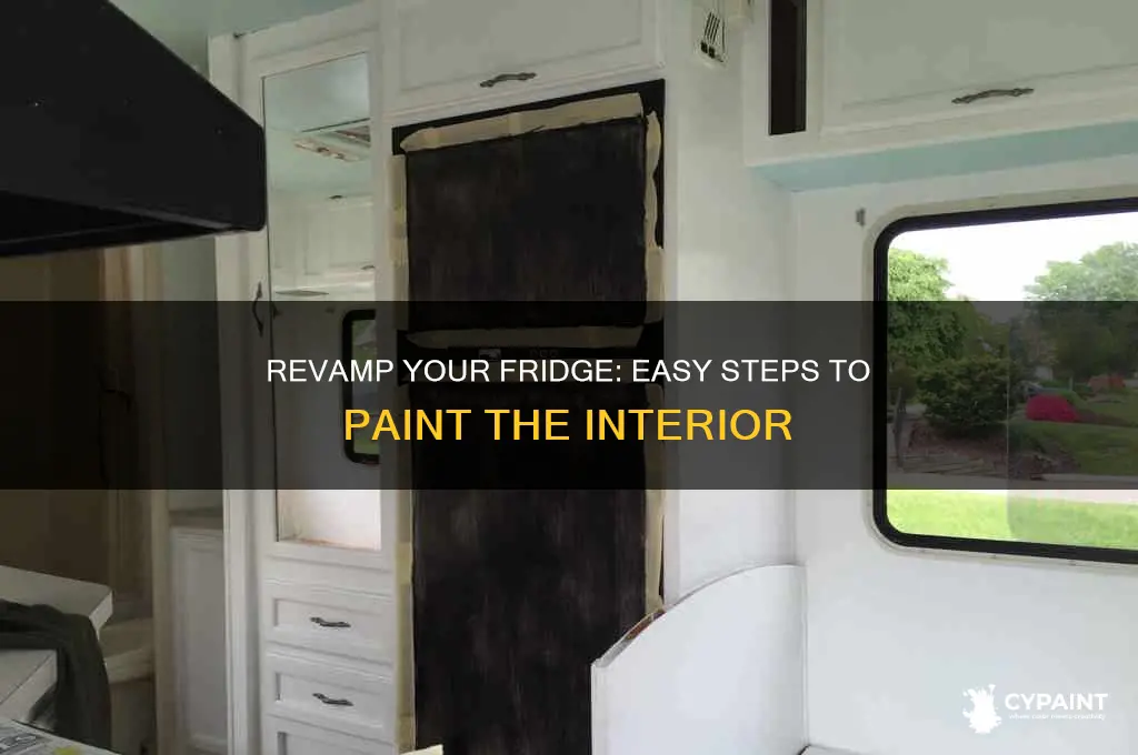 how to paint the inside of a refrigerator