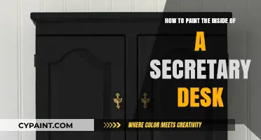 Transform Your Secretary Desk: Paint the Interior