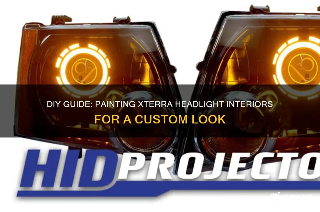 how to paint the inside of headlights xterra