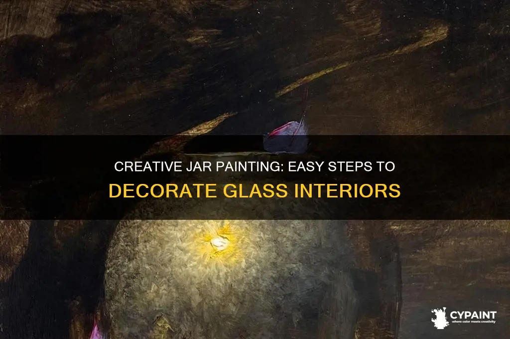 how to paint the inside of jars