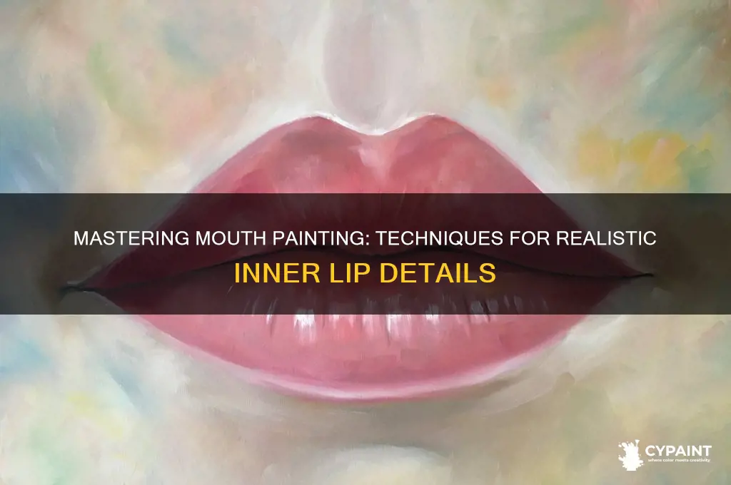 how to paint the inside of mouths