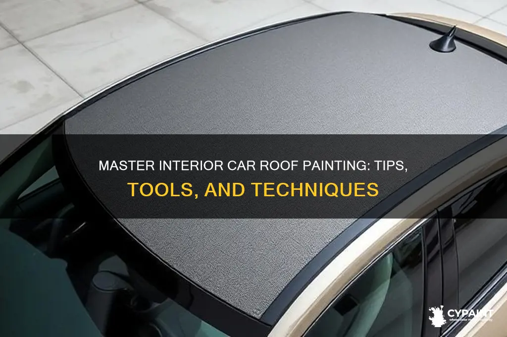 how to paint the interior of a carroof