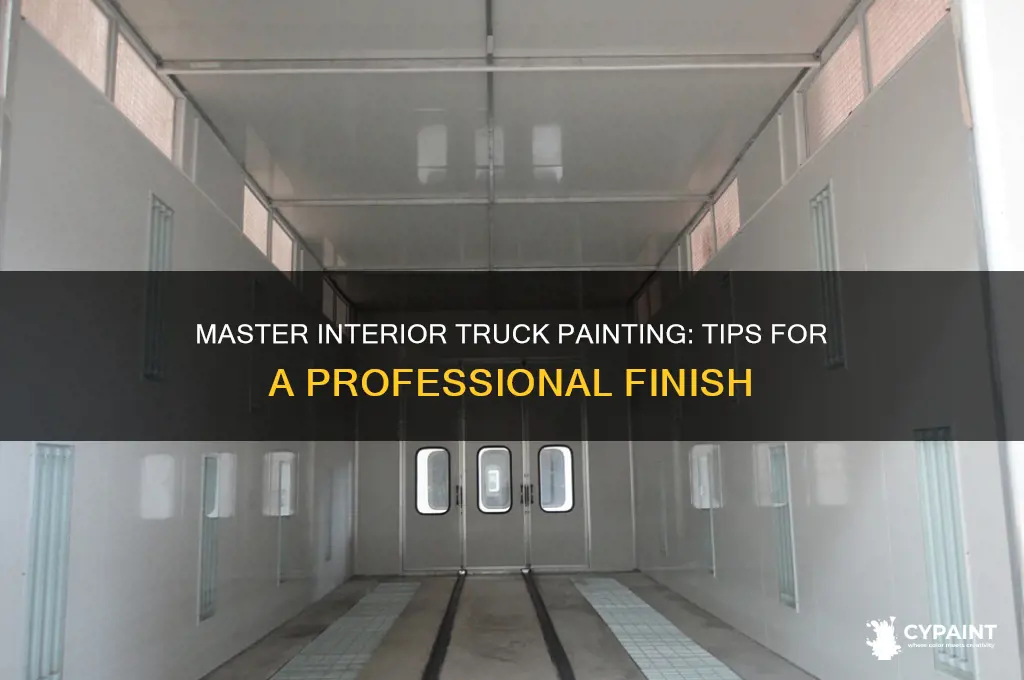 how to paint the interior of your truck