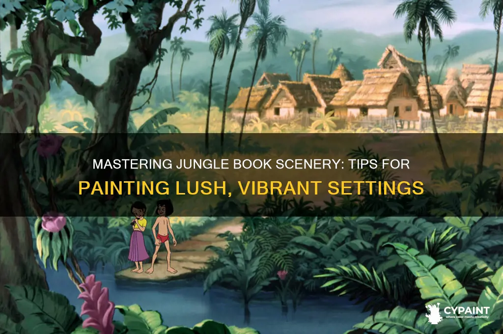 how to paint the jungle book setting