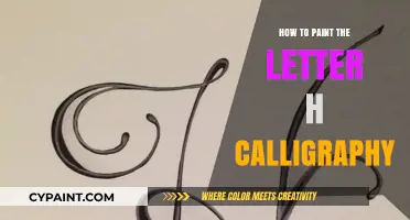 Mastering Calligraphy: A Step-by-Step Guide to Painting the Letter H