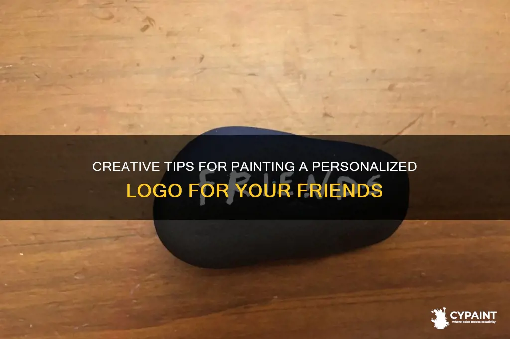 how to paint the logo for friends