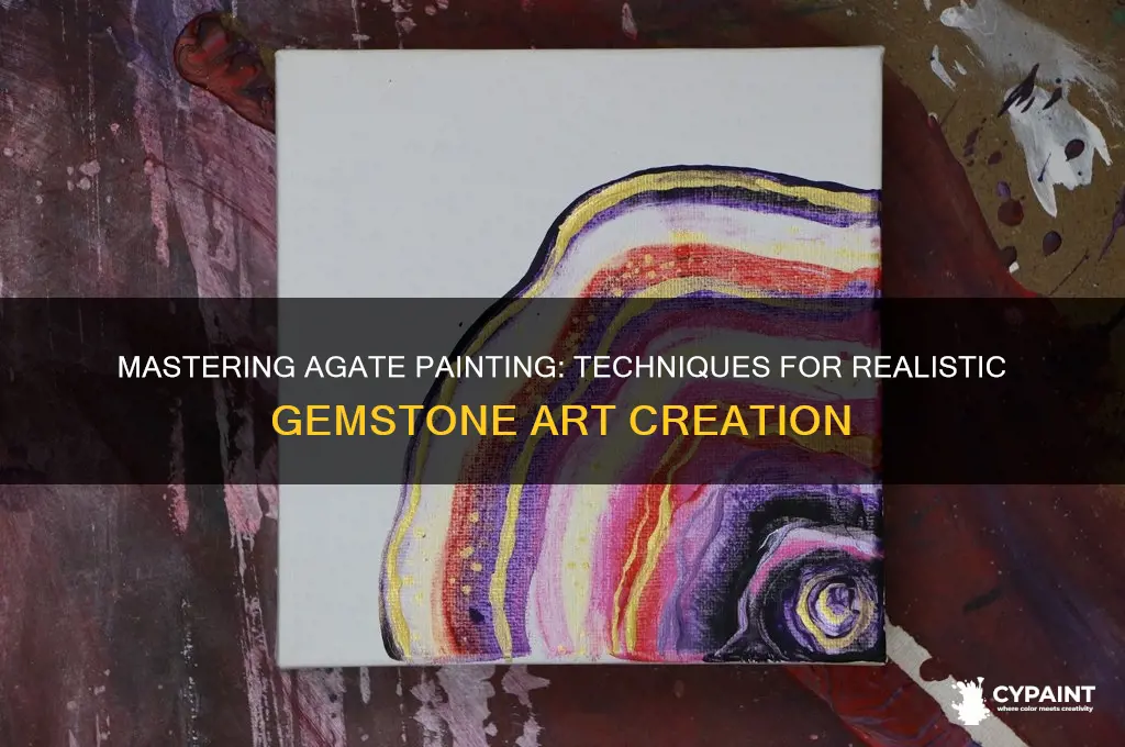 how to paint the look of agate