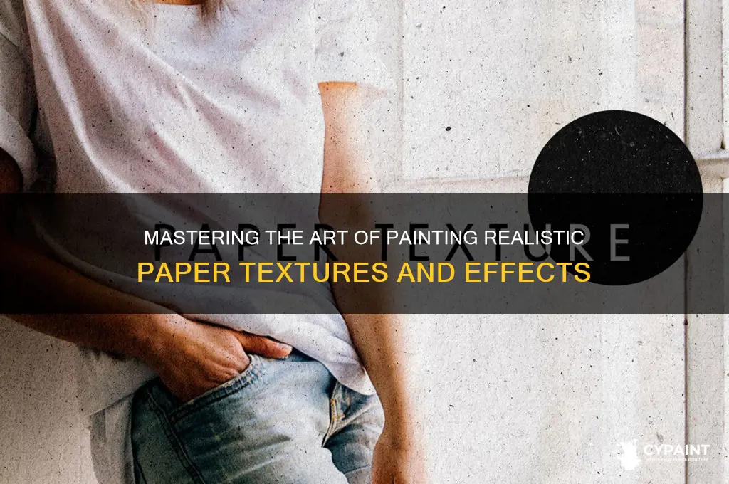 how to paint the look of paper