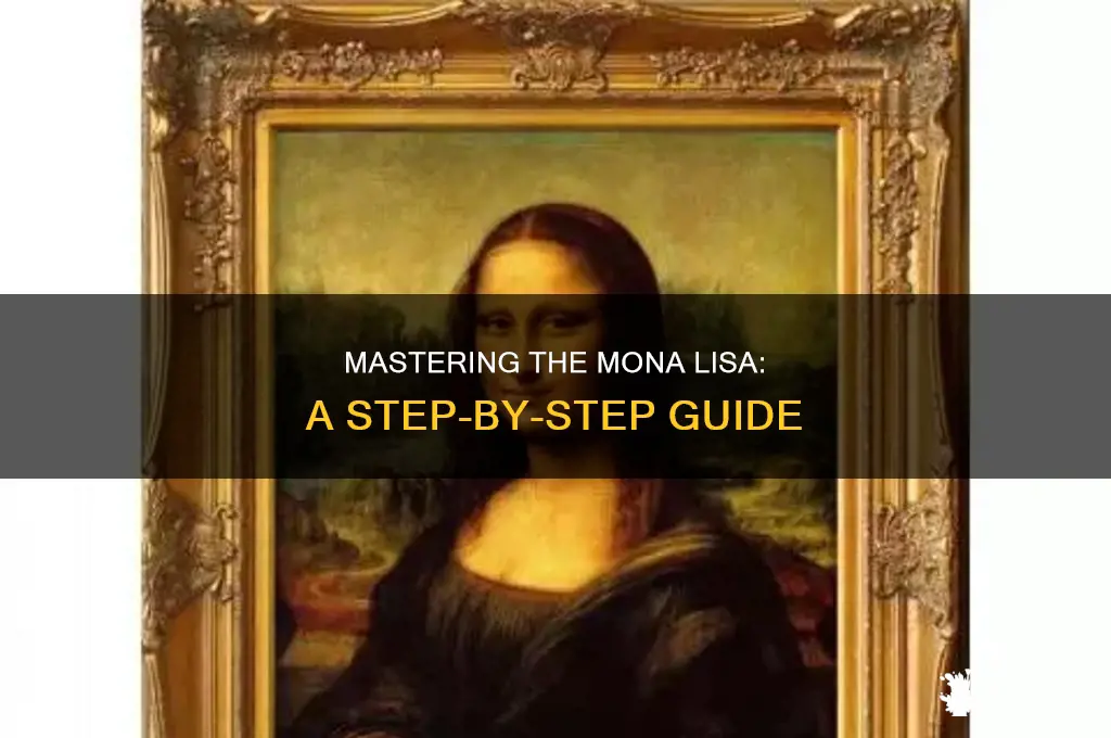 how to paint the mona lisa step by step