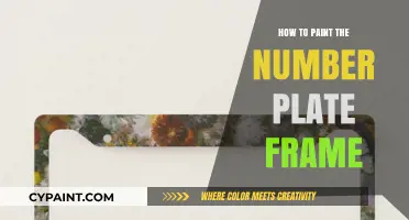 DIY Guide: Painting Your Number Plate Frame for a Custom Look