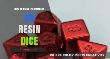Mastering Resin Dice Numbering: A Step-by-Step Painting Guide