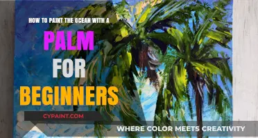 Beginner's Guide to Painting Ocean Waves with Palm Trees