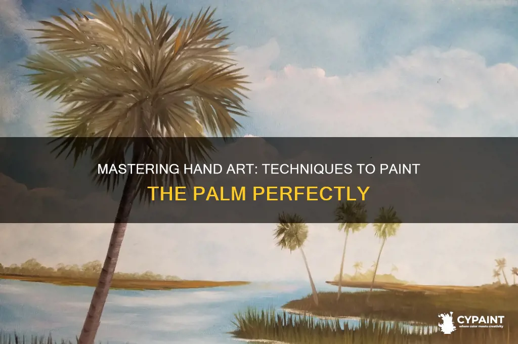how to paint the palm of a hand