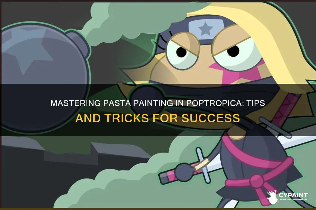 how to paint the pasta in poptropica