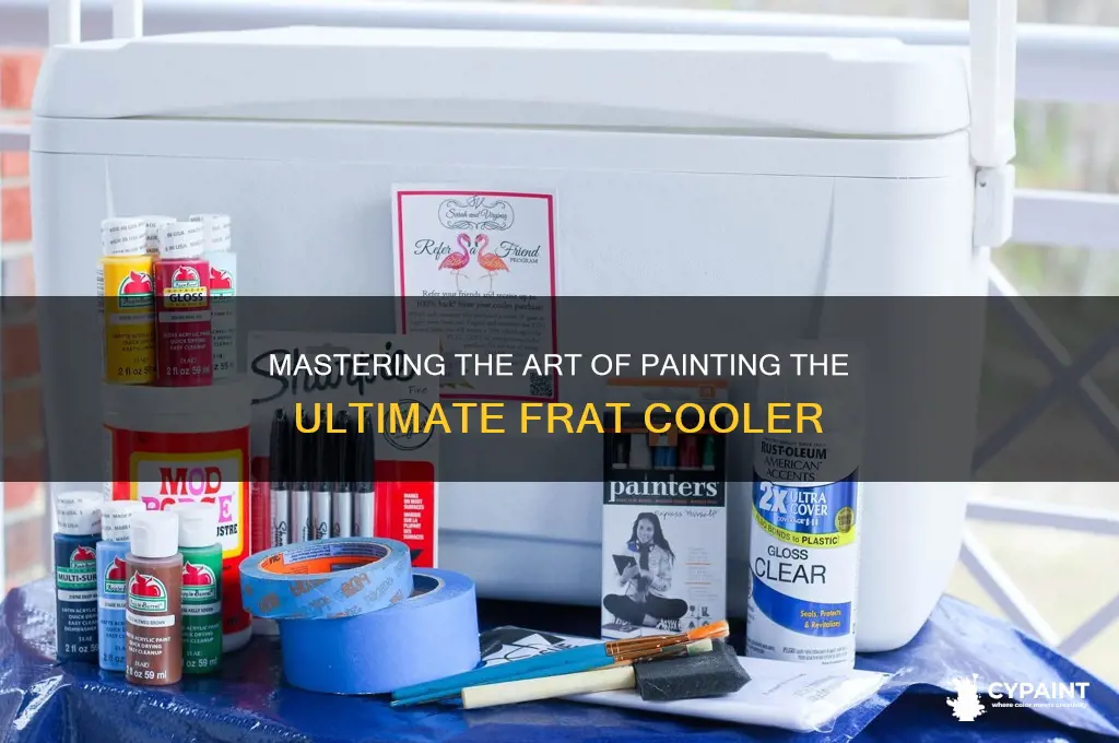 Mastering The Art Of Painting The Ultimate Frat Cooler | CyPaint