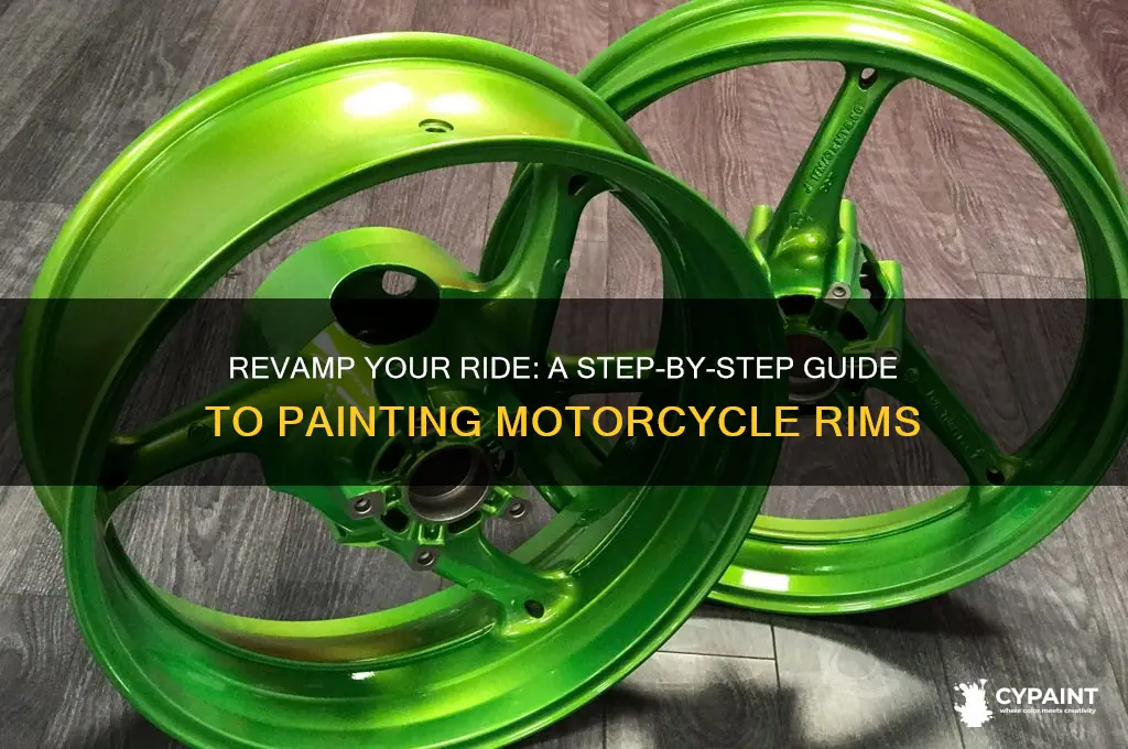 how to paint the rims on a motorcycle